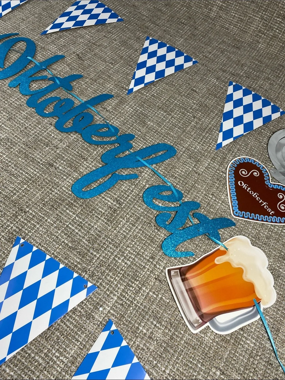 Happy Oktoberfest Party Garland Decorations